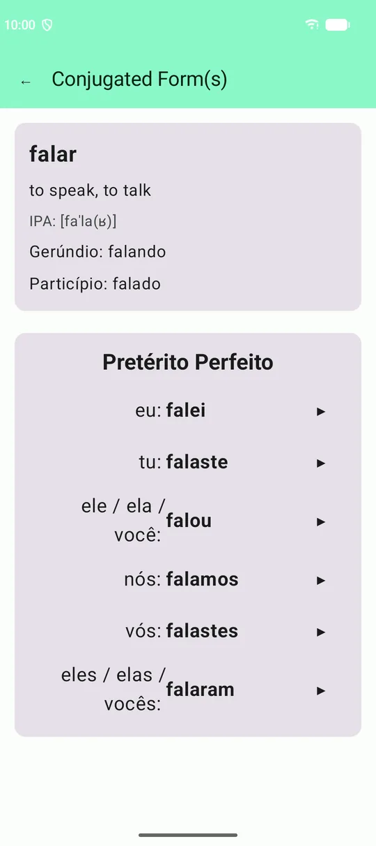 The same verb (Brazil)